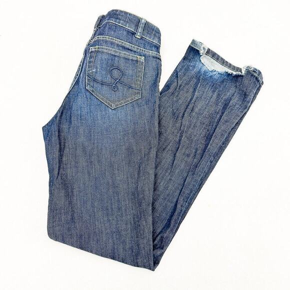 Lilly Pulitzer Main Line Fit Flare Dark Wash Denim Jeans Size 6 - Picture 8 of 8